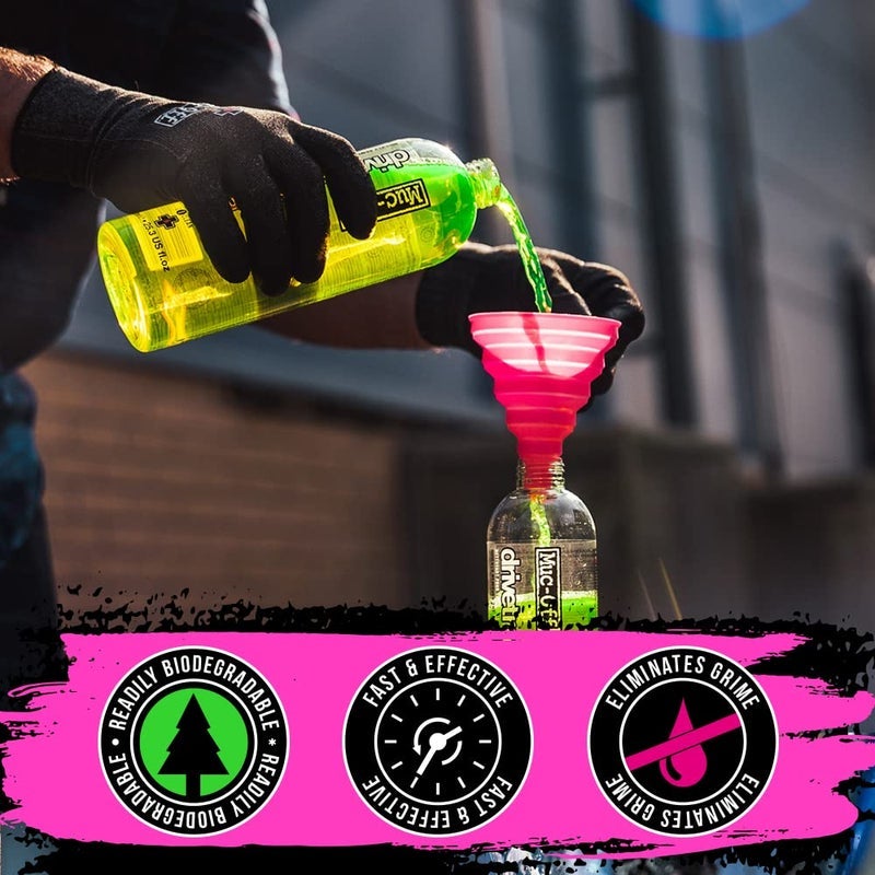 موك أوف منظف نظام نقل الحركة من Muc-Off، 25.3 أونصة سائلة - منظف فعال لسلاسل الدراجات ورذاذ مزيل شحوم سلاسل الدراجات - منظف دراجات للدراجات الجبلية/الحصى/الطرق/BMX - Image 3